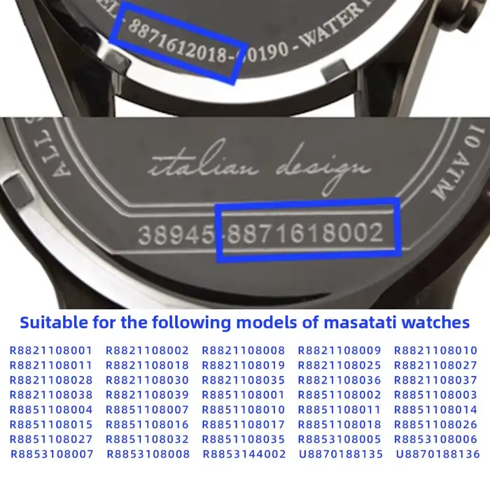 21mm 24mm pour Maserati bracelet de montre en cuir véritable R8821108025 R8821108039/8038/8035/8025 Trident surélevé