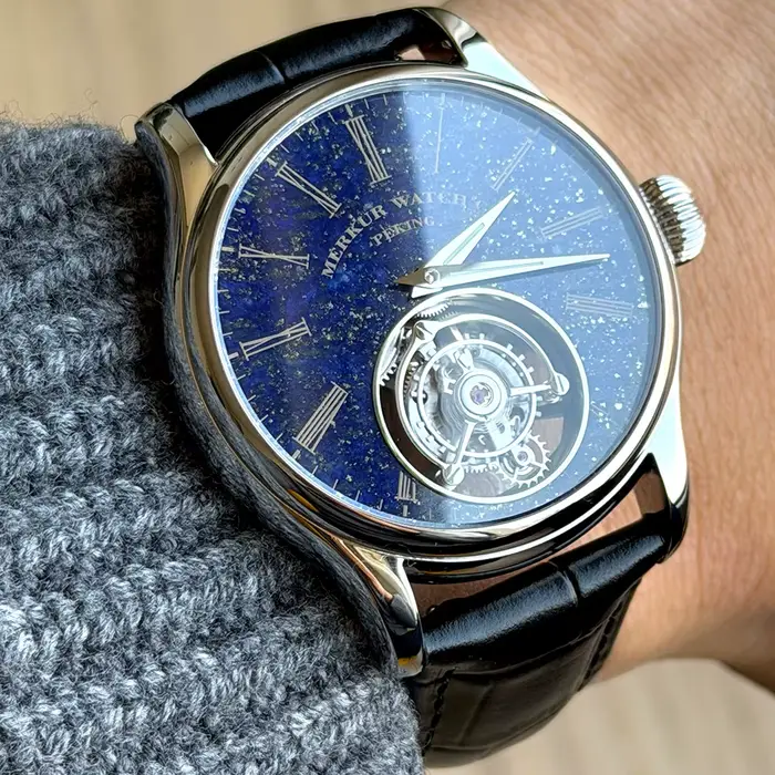 Merkur – montre Tourbillon 100% pour hommes