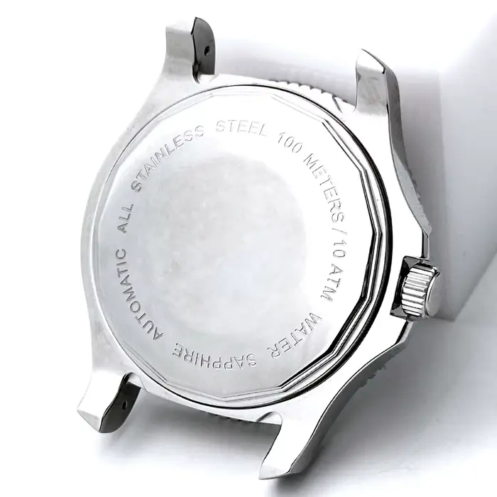 Boîtier de montre de plongée OTBROTHER en acier inoxydable 316L pour cadran 31-31.5mm résistant à 100mètres d'eau sans logo à offrir pour homme et femme occasions spéciales