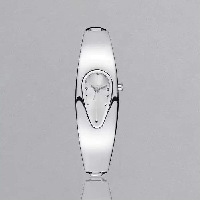 Femmes Reloj Mujer pour filles montre à Quartz argent acier inoxydable Orologio dames Simple nouveau