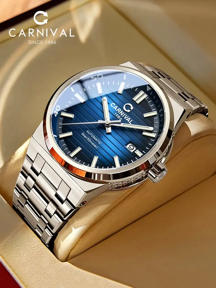 IW japon mis5 mouvement Sport hommes montre gris automatique mécanique montres haut de gamme de luxe étanche lumineux Date