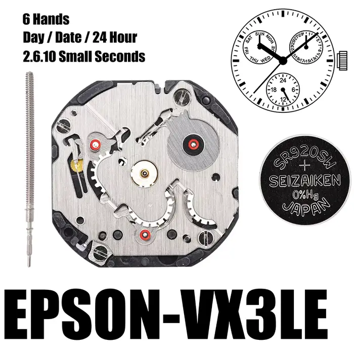 Mouvement VX3J, mouvement VX3JE