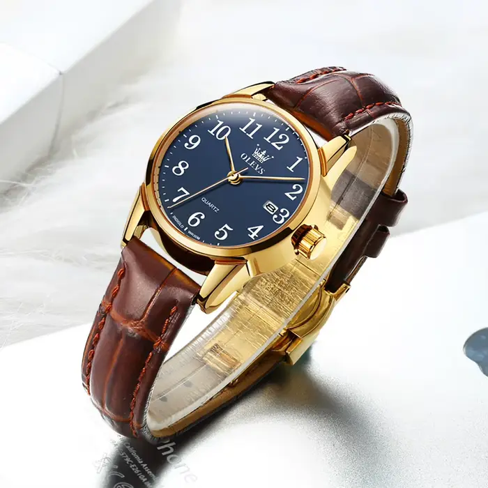 OLEVS Top marque montre à Quartz pour femmes 50M étanche GMT montres