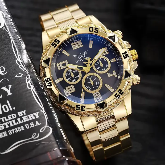 Montre TVK homme quartz élégante résistante aux chocs pour affaires et sport occasions spéciales