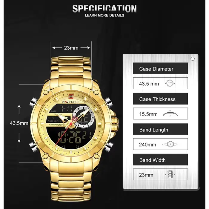 NAVIFORCE – montres de Sport pour hommes