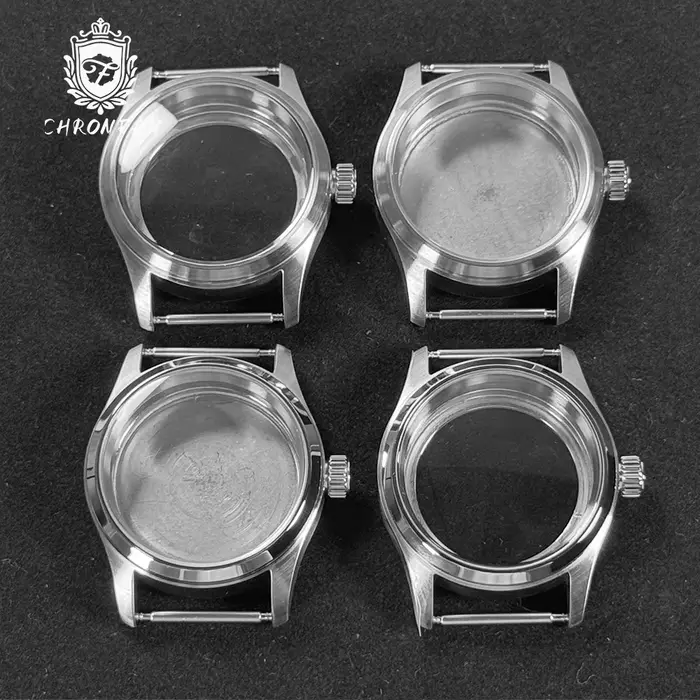 CHRONFAN pilote petit Prince 36/39mm verre arqué boîtier en acier inoxydable brossé