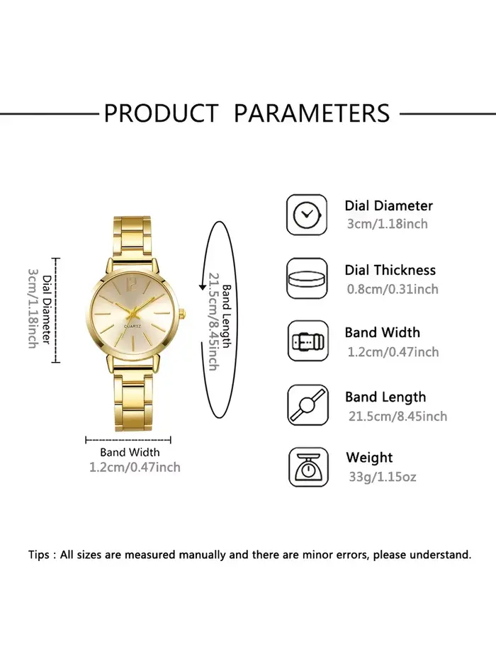 Montre pour femme avec bracelet en acier élégant