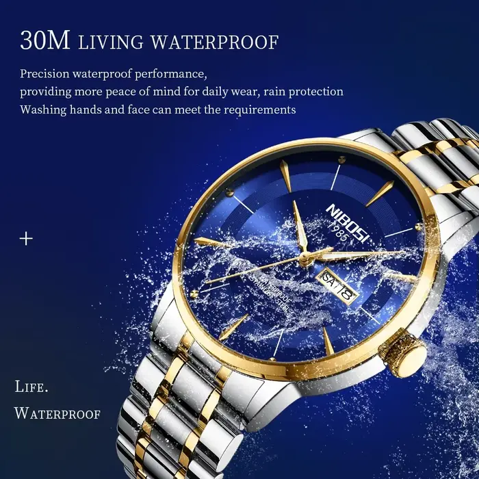 NIBOSI 2025 Reloj Hombre hommes montres haut de gamme de luxe