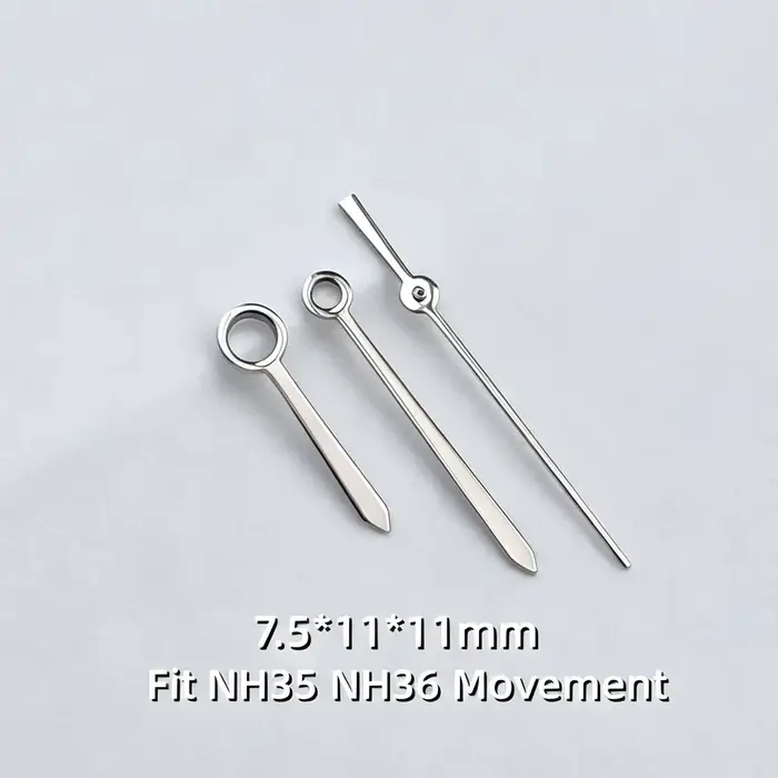 Aiguilles de montre NH35 Santos, accessoires pour la modification des montres Santos, aiguilles pour