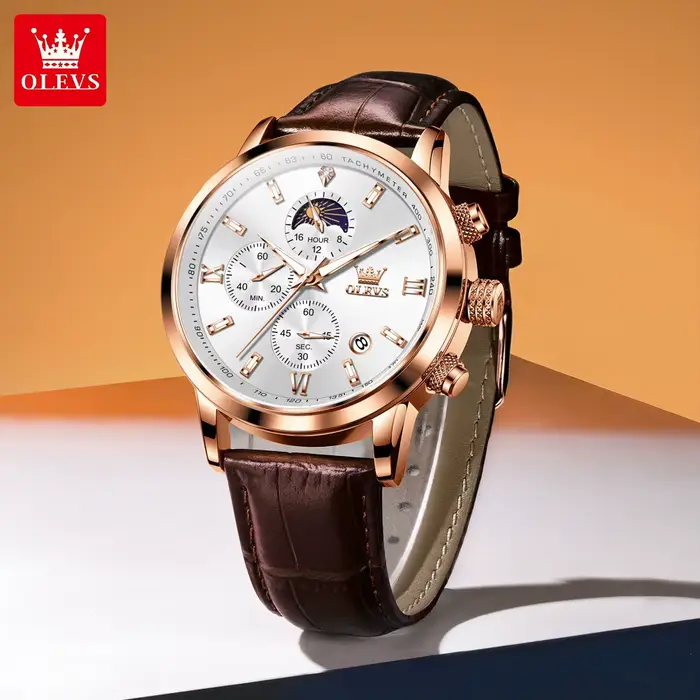 Montre-bracelet chronographe Shoous pour homme