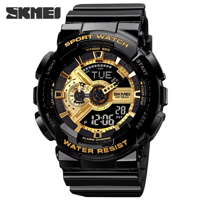 SKMEI heure mondiale lumière LED montres électroniques numériques pour hommes femmes sport montre à Quartz étanche