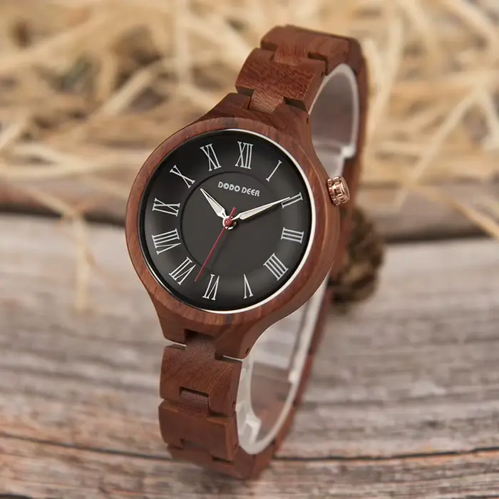 DODO DEER-Montres-bracelets à quartz en bois pour femmes, marque de luxe, haute qualité, cadeau de fête des mères, savoir chaud
