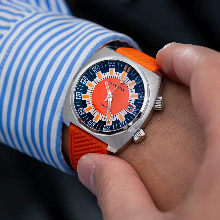 Montre SEESTERN S471 Automatique Plongée Acier Inoxydable Lumineuse Calendrier Complet Occasions Spéciales Plongeurs Aventuriers