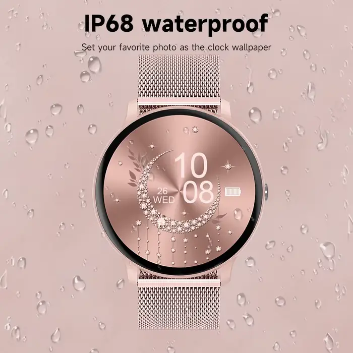 Montre connectée LIGE étanche pour femmes