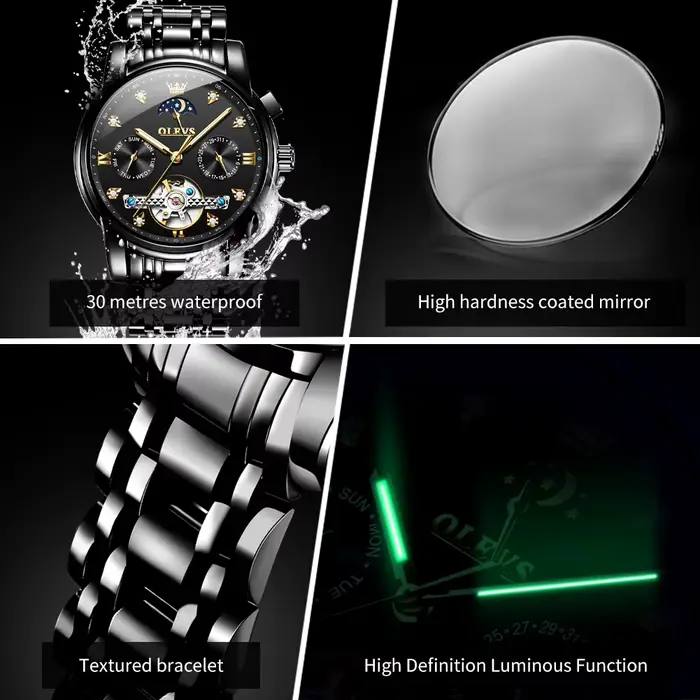 Montres Mécaniques Automatiques pour Homme
