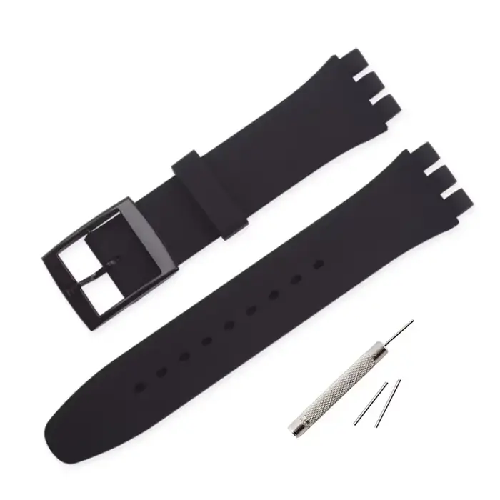 Bracelet en caoutchouc pour Swatch