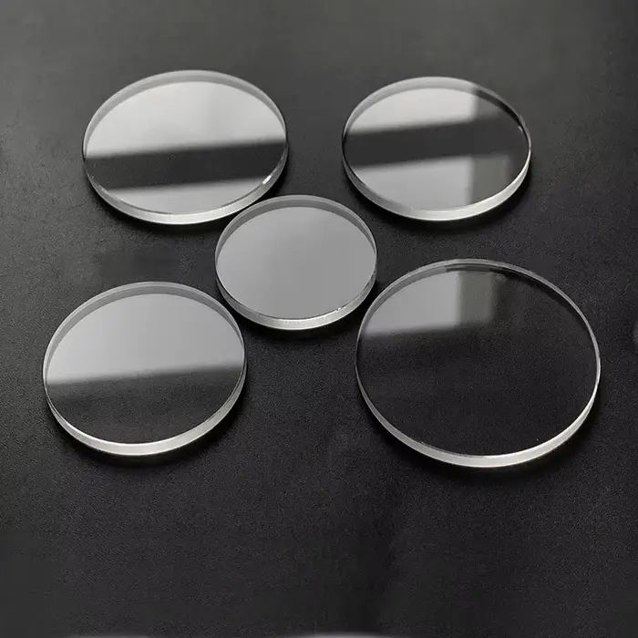 Verre de montre plat de 3.0mm d'épaisseur