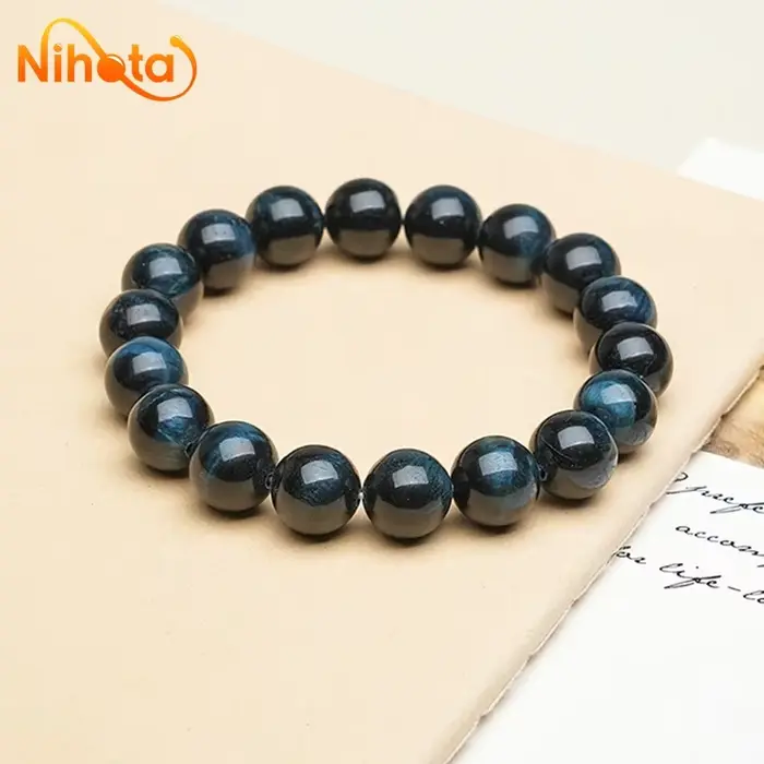 Bracelet œil de tigre Gary naturel, breloques de luxe, bijoux fins pour Couple, brin de méditation, 