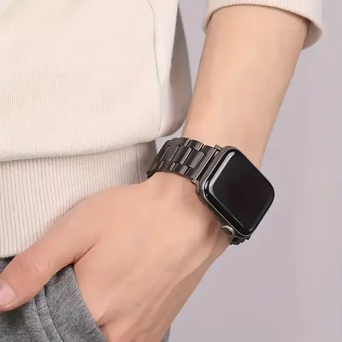 Bracelet pour Bracelet de montre Apple 44mm 40mm 45mm 41mm Ultra 2 49mm 42mm 46mm Bracelet de montre en acier série Iwatch 7 8 9 10 Se 3 4 5 6