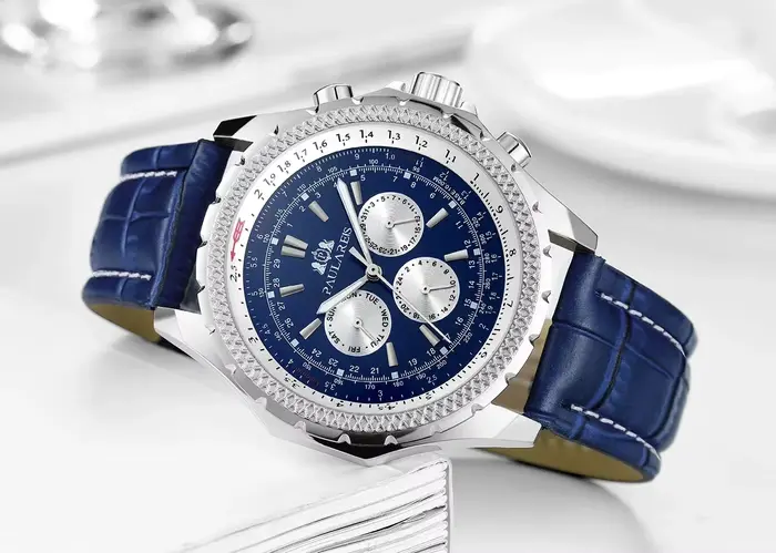 Montre automatique à mouvement mécanique pour homme