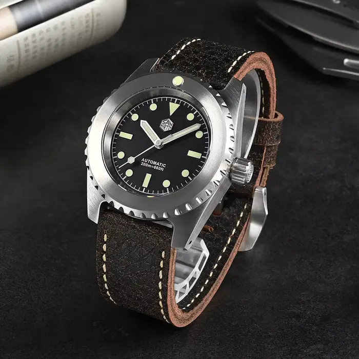 San Martin – montre de plongée rétro pour hommes