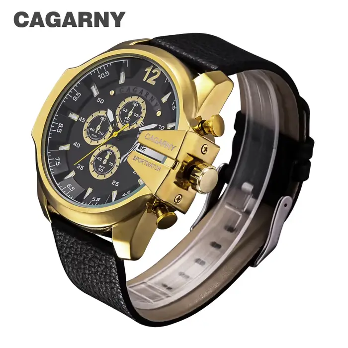 Cagarny – montre à Quartz militaire pour hommes