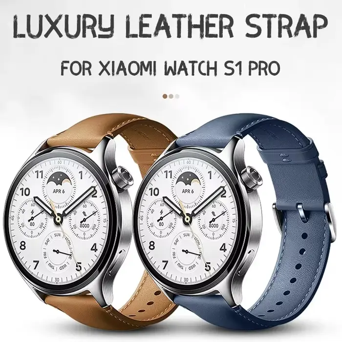 Bracelet en cuir pour Xiaomi Watch