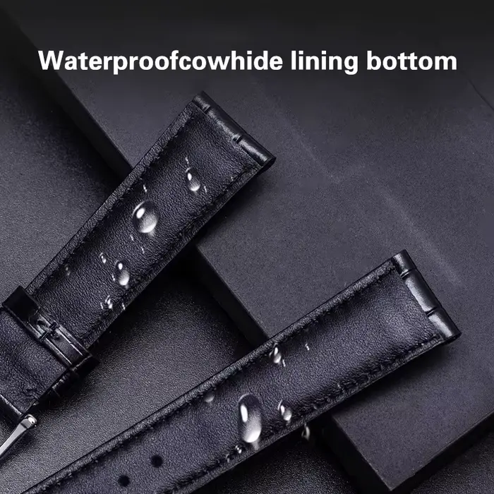 Bracelet de montre en cuir véritable pour pilote IWC portugais Portofino