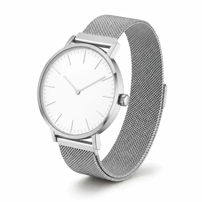 Montre femme ultra-fine motif léopard bracelet en maille acier inoxydable fermoir magnétique pour femmes occasions quotidiennes professionnelles et détente