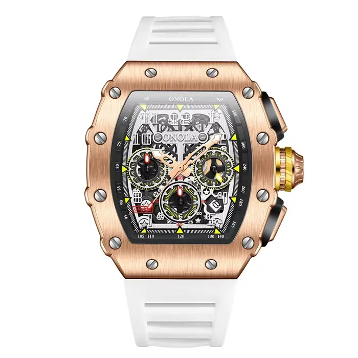 ONOLA-Montre à quartz étanche pour homme, montre-bracelet de luxe pour homme, multifonction, sport S