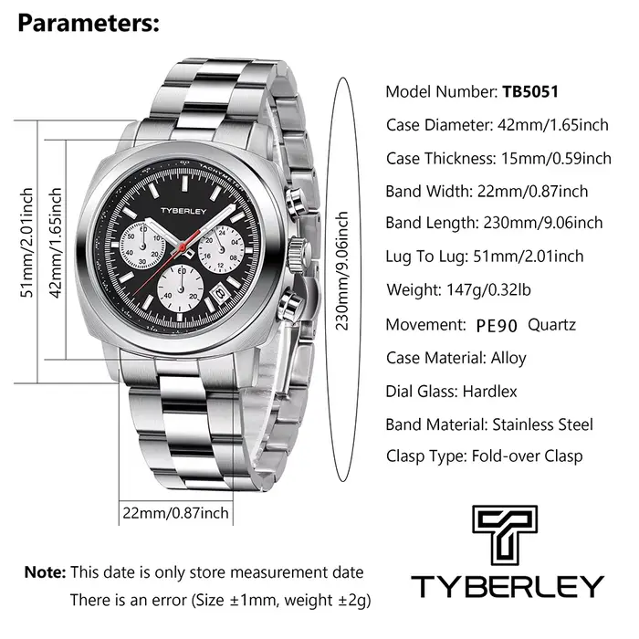 Nouvelle montre homme 2026 TYBERLEY