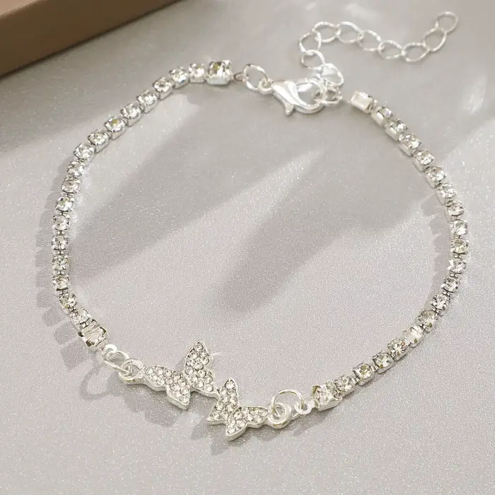 Bracelet papillon en argent Sterling 925 pour femmes