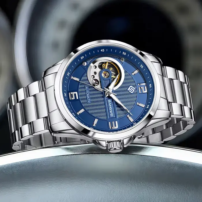 BANGWEI 2025 nouvelle mode montres mécaniques hommes LIGE luxe automatique montre