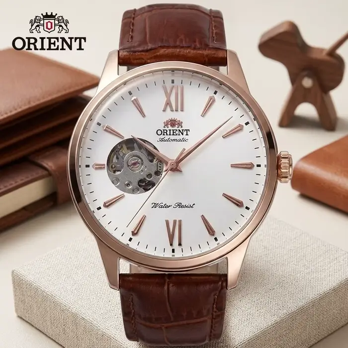 Montre automatique Orient Open Heart pour homme
