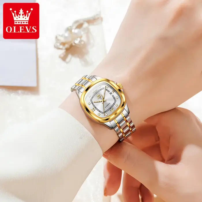 OLEVS 9810 femme montre automatique mode diamant échelle