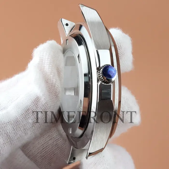 Pour AQUANAUT 42mm boîtier noir bleu cadran en acier inoxydable montre accessoires ajustement NH35 NH36 mouvement 31.5mm