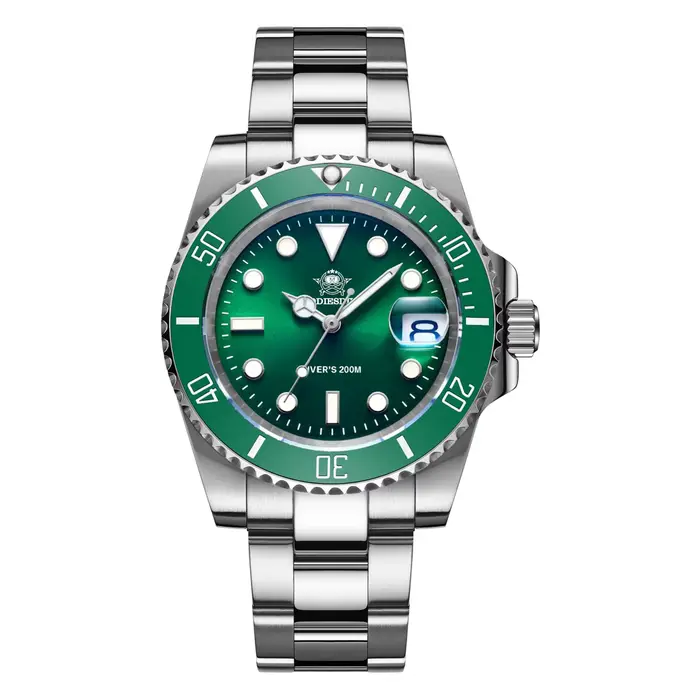ADDIESDIVE montre en acier inoxydable montre à Quartz de loisirs d'affaires européennes et américain