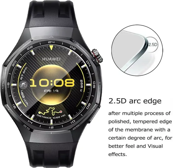Film de protection en hydrogel souple pour Huawei Watch GT 6 pro 46mm protection intégrale écran sans rayures pour une utilisation quotidienne et activités aquatiques