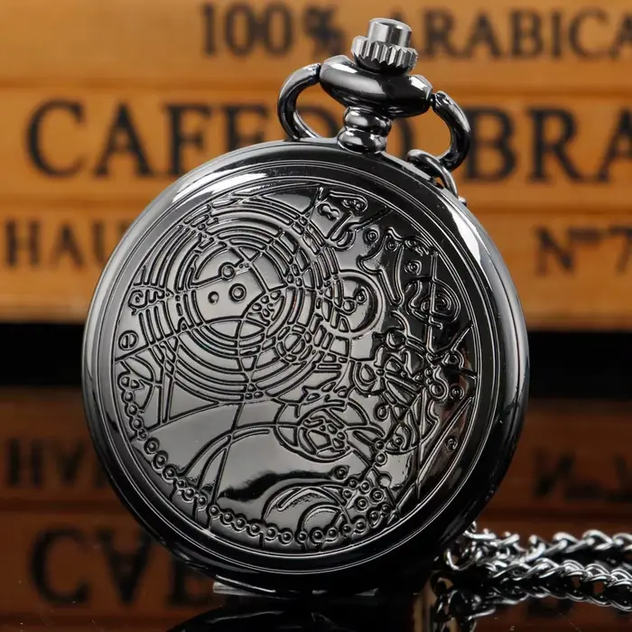 Montre de poche vintage à quartz ajourée