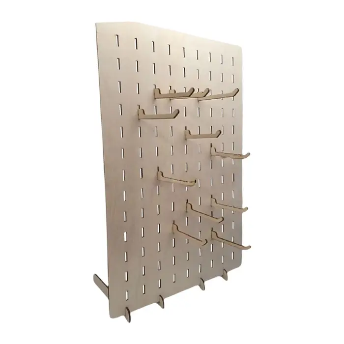 Support à bijoux multifonctionnel en bois pour accessoires capillaires, bracelets, bagues – Présento