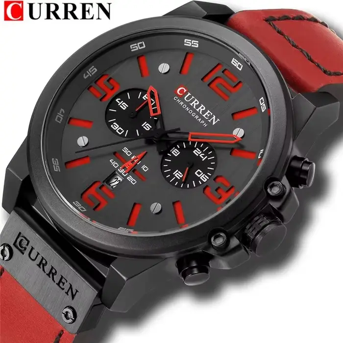 Istro REN-Montre d'affaires chronographe à quartz pour homme