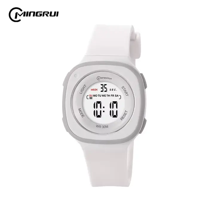Montres enfants étanche violet numérique enfants montre pour garçons filles mode étudiant électroniq
