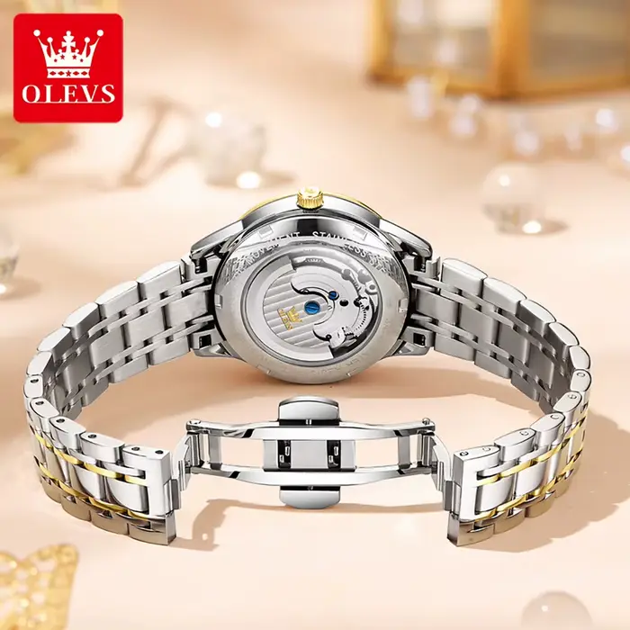 OLEVS montres pour femmes de luxe Tourbillon Style Original automatique montre mécanique pour femme étanche lumineux