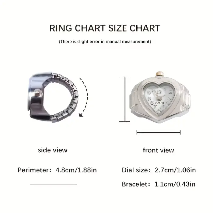 Nouvelle montre à cadran en forme de cœur