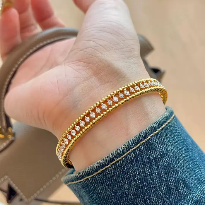 Bracelet Vintage en perles rondes pour femmes