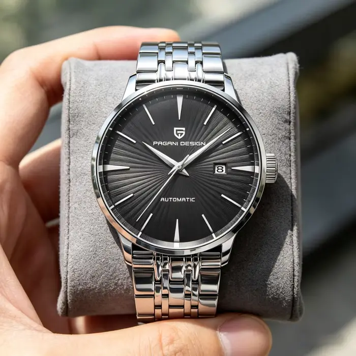 PAGANI DESIGN PD2770 Montre mécanique automatique pour homme Mouvement Seagull 2813 Cadran 43MM Étanche 100M Acier inoxydable reloj
