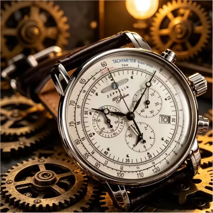 Montre-bracelet automatique Zeppelin avec date