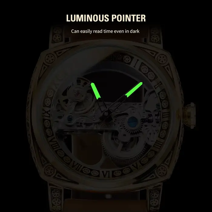 Montre mécanique en or pour homme