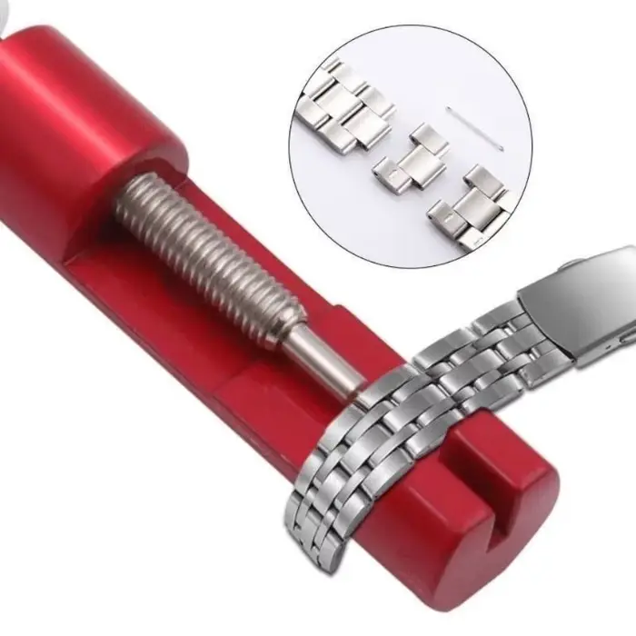 Outil de démontage de maillons de bracelet de montre en alliage d'aluminium