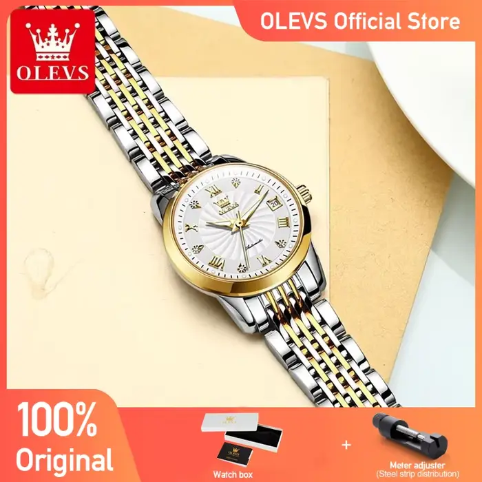 Montre-bracelet mécanique automatique Ladides pour femme